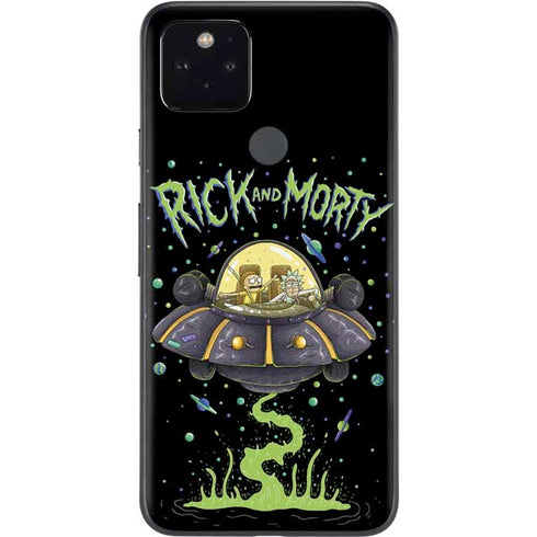 Adult Swim Rick and Morty Spaceship Google Pixel 5 Skin